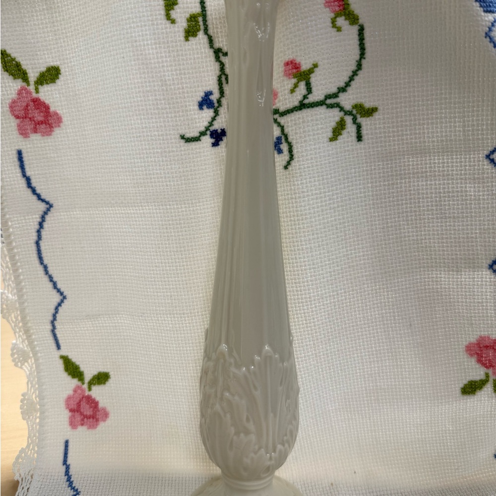 Lenox Woodland Bud Cream Vase Fine China 11” - Picture 6 of 7